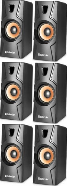 Głośnik Defender Aurora S8 8W 2 szti (system akustyczny 2.0) czarny x3 zdjęcie 1