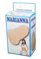 realistyczny masturbator waginalny cyberskin marianna 13,5 cm biały