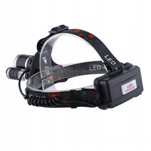 MOCNA LATARKA CZOŁOWA AKUMULATOROWA 3x LED CREE XM L T6 CZOŁÓWKA NA GŁOWĘ na Arena.pl