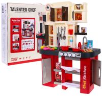 Kuchnia Z Lodówką Okap Kran Z Wodą