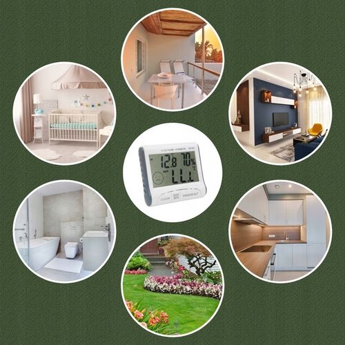 STACJA POGODOWA POGODY TERMOMETR POKOJOWY HIGROMETR CYFROWY Z SONDĄ na Arena.pl