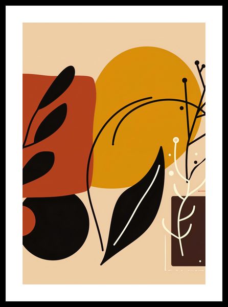 Plakat 70x100cm Ciepłe Kontury zdjęcie 3
