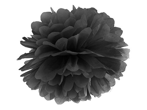 POMPON Z BIBUŁY 35cm CZARNY na Arena.pl