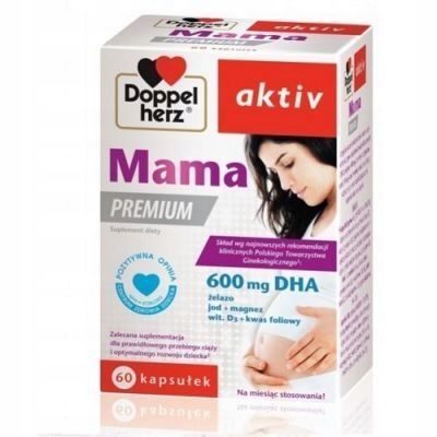DOPPELHERZ AKTIV MAMA PREMIUM 60 kapsułek zdjęcie 1