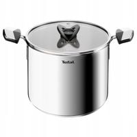 Garnek z pokrywką TEFAL Emotion+ E3286145 22cm 6,8L indukcja do bigosu stal