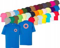 T-shirt dla dzieci krótki rękaw TWÓJ HAFT LOGO firmowa reklamowa 10 szt