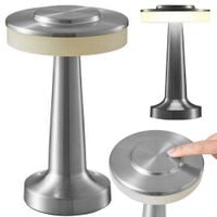 LAMPKA NOCNA STOŁOWA DOTYKOWA LAMPA 3 STOPNIOWA DO SYPIALNI BEZPRZEWODOWA