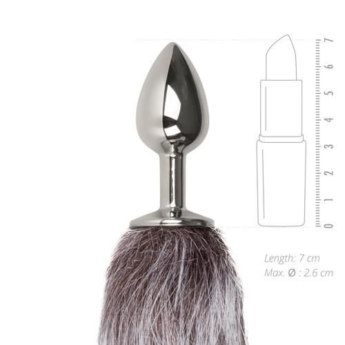 Korek Analny Lisi Ogon Plug Z Futerkiem Zatyczka zdjęcie 3