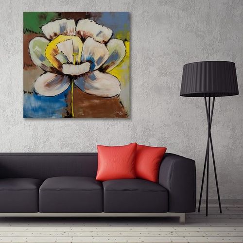Obraz na płótnie - Canvas, Duży kwiat 50x50 na Arena.pl