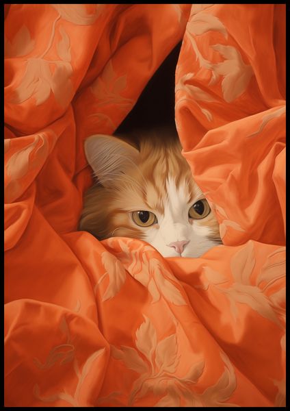 Plakat 70x100cm Ukryty Kot zdjęcie 2