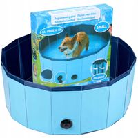 Basen dla psa zwierząt składany lekki mocny PET 80x30cm
