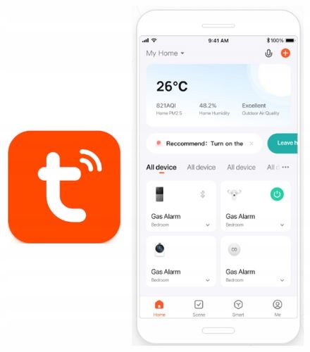 INTELIGENTNY STEROWNIK DO BRAM SMART PRZEKAŹNIK TUYA WIFI 230V 12V 24V na Arena.pl