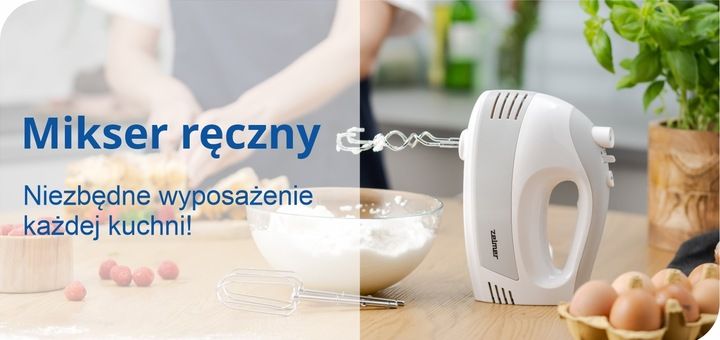 ZELMER MIKSER RĘCZNY ZHM 2453 BS 700W CZARNY Pojemnik na akcesoria Robot zdjęcie 6