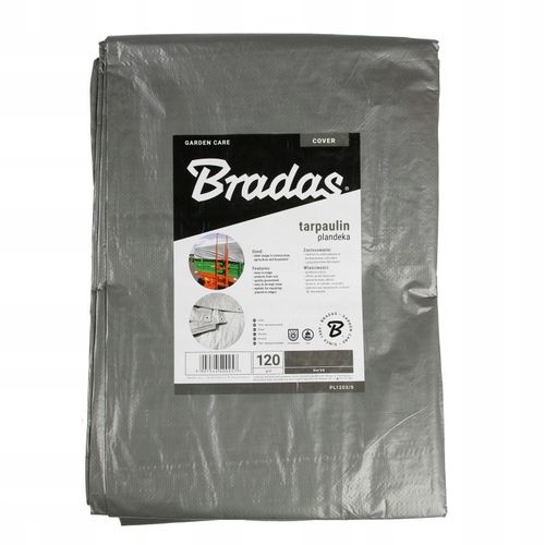 PLANDEKA SREBRNA 120g 8 x 12m BRADAS na Arena.pl