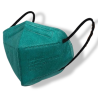 Maseczka Ochronna FFP2 5-warstwowa 3D 30szt Zielone z Certyfikatem CE