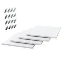 Półki do szafy przesuwnej 200cm, 4 sztuki