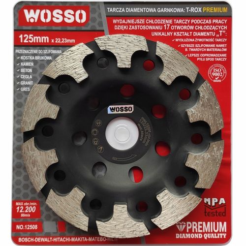 TARCZA Diamentowa Szlifierska 125 do TWARDEGO Betonu Kamienia T-ROX na Arena.pl