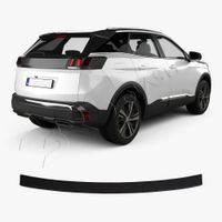 PEUGEOT 3008 II ab 2016 - Listwa Czarna ABS Nakładka Zderzak Tylni Tył
