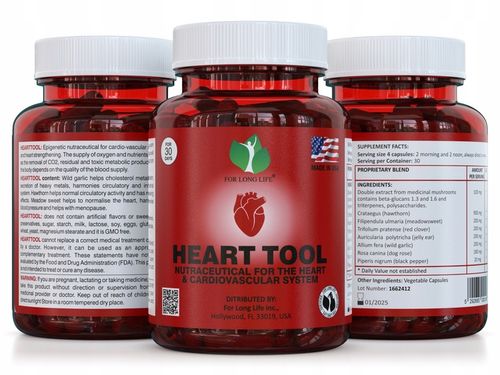 Dla długiego życia HEARTTOOL ciśnienie, astma, cholesterol, zdrowe naczynia na Arena.pl