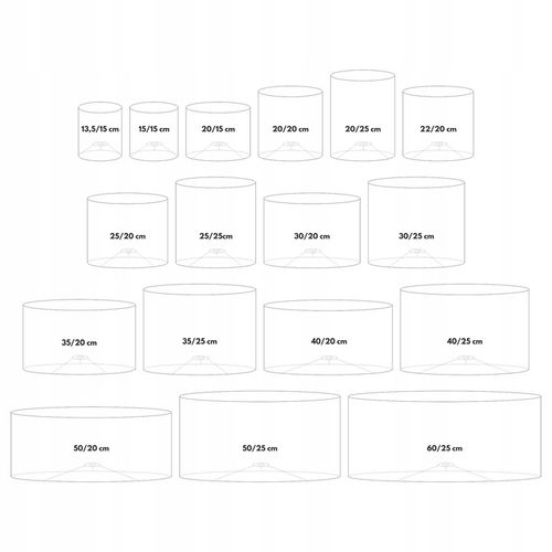 Abażur BEŻ do lampy wiszącej stojącej bawełna 40cm na Arena.pl