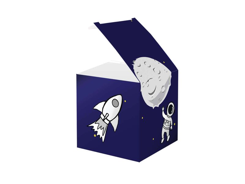 Pudełka dla gości Kosmos, 6 szt. zdjęcie 1