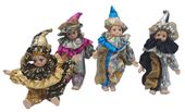 lalka ceramiczna klaun arlekin 25 cm