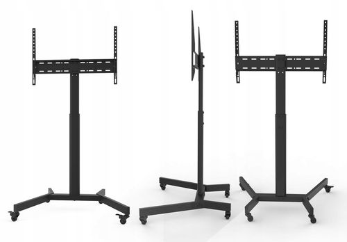 Podłogowy Mobilny Stojak TV pod Telewizor Uniwersalny Regulowany na Arena.pl
