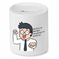 Dla Baristy Prezent Skarbonka Zaufaj Mi Jestem Z Nadrukiem Ze Zdjęciem