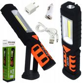 SilverTools latarka warsztatowa LED COB 240 lm akumulator 2800 mAh magnes