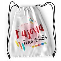 Plecak Dla Przedszkolanki Sportowy Szkolny Worek Z Nadrukiem Ze Zdjęciem
