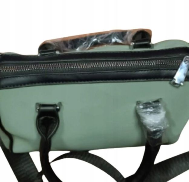 Torebka MISS MODA mała ZIELEŃ POJEMNA długi pasek, KHAKI NOWOŚĆ zdjęcie 1