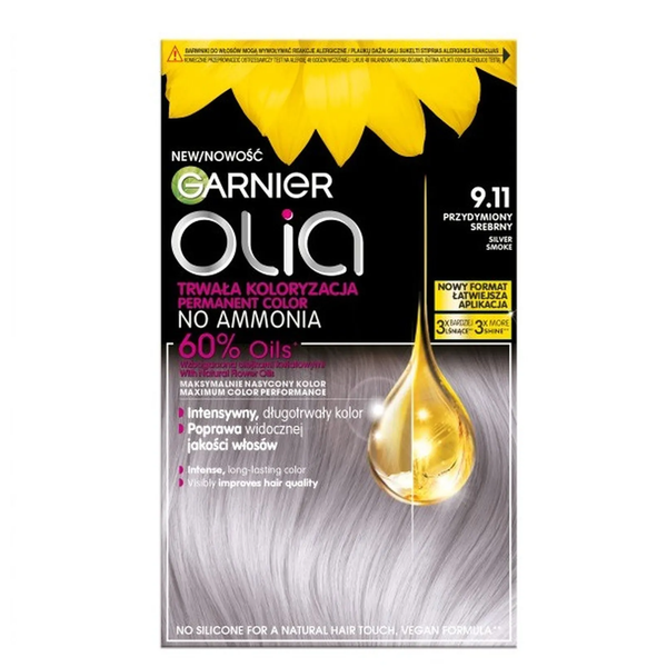 GARNIER Olia Farba do włosów nr 9.11 Silver Smoke zdjęcie 1