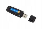 DYKTAFON MINI PODSŁUCH SZPIEG PENDRIVE DYSKRETNY REJESTRATOR MICROSD AK288A