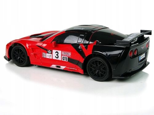 AUTO SPORTOWE R/C STEROWANE PILOTEM 2.4 GHz 1:24 CORVETTE C6.R CZERWONE na Arena.pl