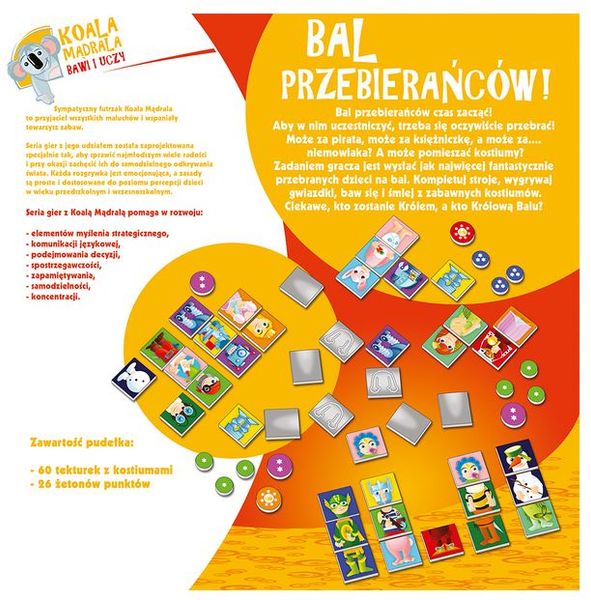 TREFL 00752 BAL PRZEBIERANCOW Gra NEW zdjęcie 4