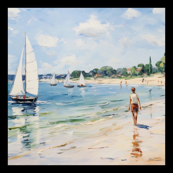 Plakat 30x30cm Życie na Brzegu zdjęcie 2