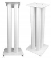 2X 2x STAND STOJAK STOJAKI PODSTAWY POD KOLUMNY GŁOŚNIKI PODSTAWKA 20cm BIA