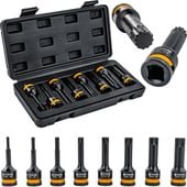 ZESTAW NASADEK UDAROWYCH SPLINE 1/2 CALA 78 MM PM-ZNU-518T