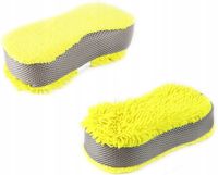 GĄBKA DWUSTRONNA DO MYCIA AUTA SAMOCHODU MIKROFIBRA DETAILING DETAILINGOWA