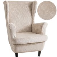 POKROWIEC NA FOTEL USZAK WELUR TŁOCZONY ORNAMENT