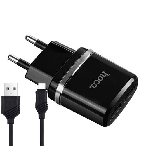 Ładowarka sieciowa HOCO 2.4A DUAL USB z kablem micro na Arena.pl