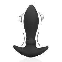 the ass anal self penetrating stretcher black silikonowy wibrator