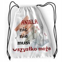 Plecak Dla Anieli Szkolny Worek Torba Z Nadrukiem Ze Zdjęciem