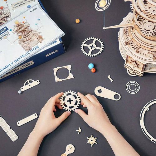 Robotime Drewniane Puzzle Model 3D Planetarium na Arena.pl