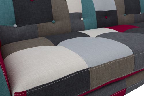 Sofa Artena patchwork trzyosobowa na Arena.pl