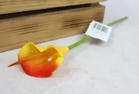 Kalia gumowa łodyga sztuczne kwiaty jak żywe stroik bukiet dekoracja 31cm