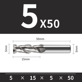 Frez trzpieniowy VHM 2-ostrzowy do aluminium Rozmiar: Ø5x15x5Dx50L