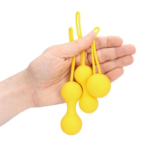 kegel ball exercise set - lemonade yellow na Arena.pl
