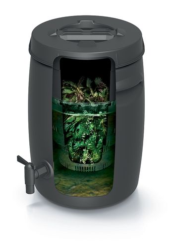 Zbiornik na nawóz, kompost Pojemnik do wytwarzania nawozu COMBIOLIQ 25l + kranik na Arena.pl