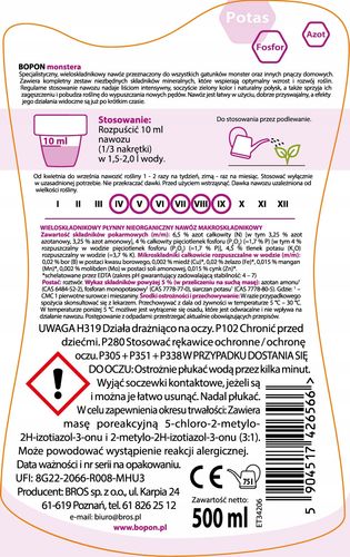 bopon - nawóz do monstery płyn 500ml na Arena.pl